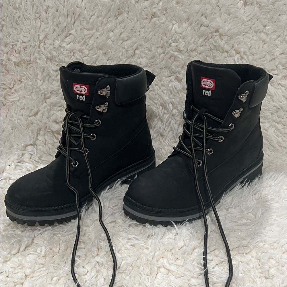 Echo Black Combat Boots